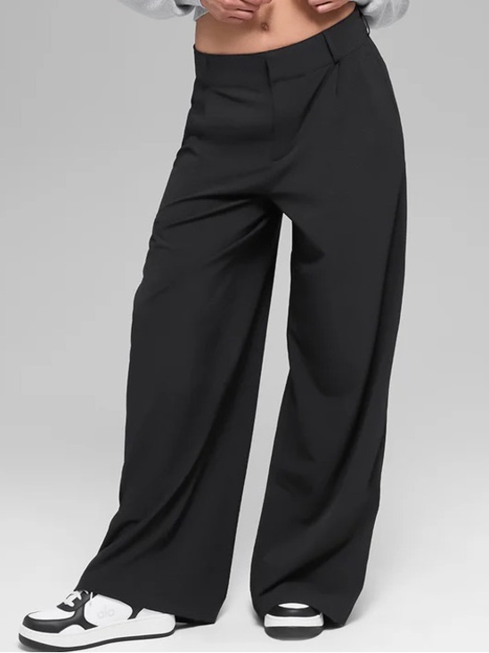ALO Yoga Pants - Alo Yoga High-Waist Dreamscape Trouser Black